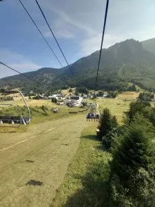 Photo depuis un télésiège